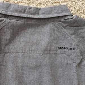 Mens Oakley Long Sleeve Button Shirt